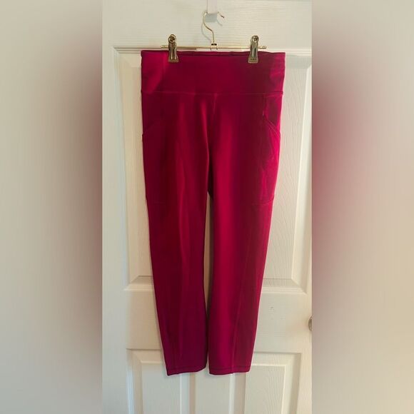 Lululemon Pink High-Waisted Leggings - Picture 3 of 8